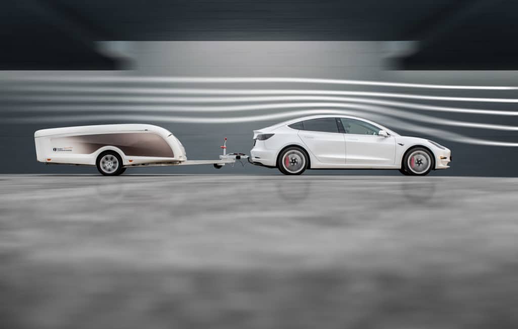 très peu de résistance à l'air avec la caravane TakeOff