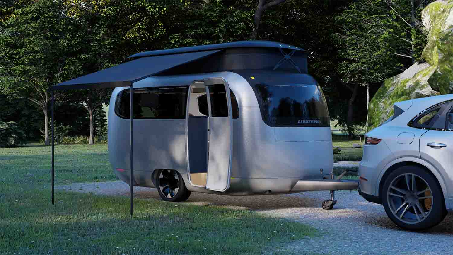 Concept de caravane Airstream - Porsche