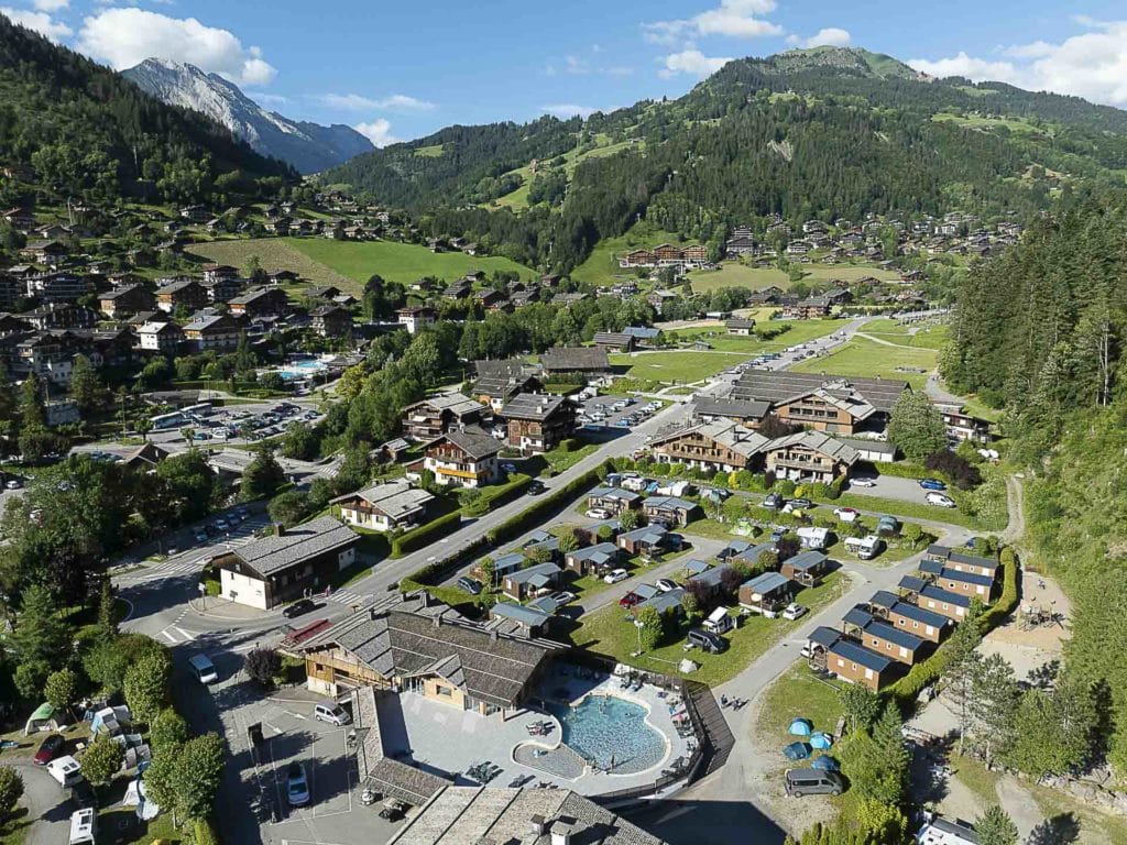 Emplacement de camping au Grand-Bornand